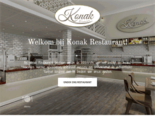 Tablet Screenshot of konakrestaurant.nl